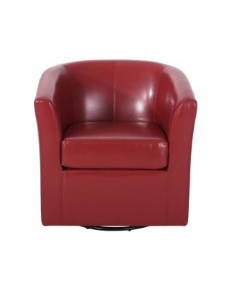Streamdale Corley Club Chair: Swivel Barrel Chair for Statement Seating