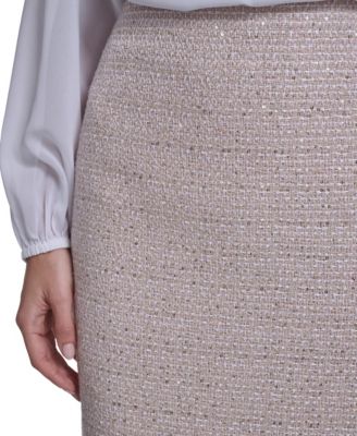 Petite Tweed Pencil Skirt