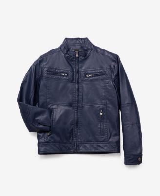 Boy's PU Jacket With Lining