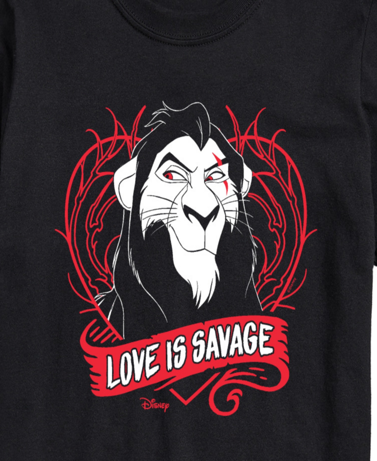 Airwaves Men's Disney Villains Love Is Savage Printed Short-Sleeve Graphic T-Shirt