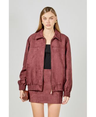 Women's Suede Work Jacket