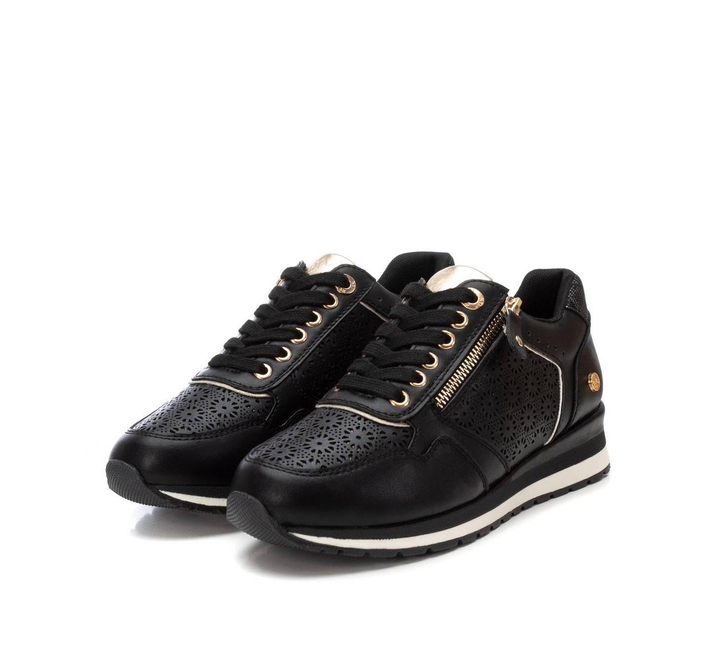 Женские кроссовки XTI Casual Sneakers With Side Zipper, цвет: Чёрный — фото 4