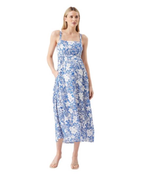 Женское платье Ripe Maternity Ripe Nahla Longline, цвет: Королевский синий / Белый
