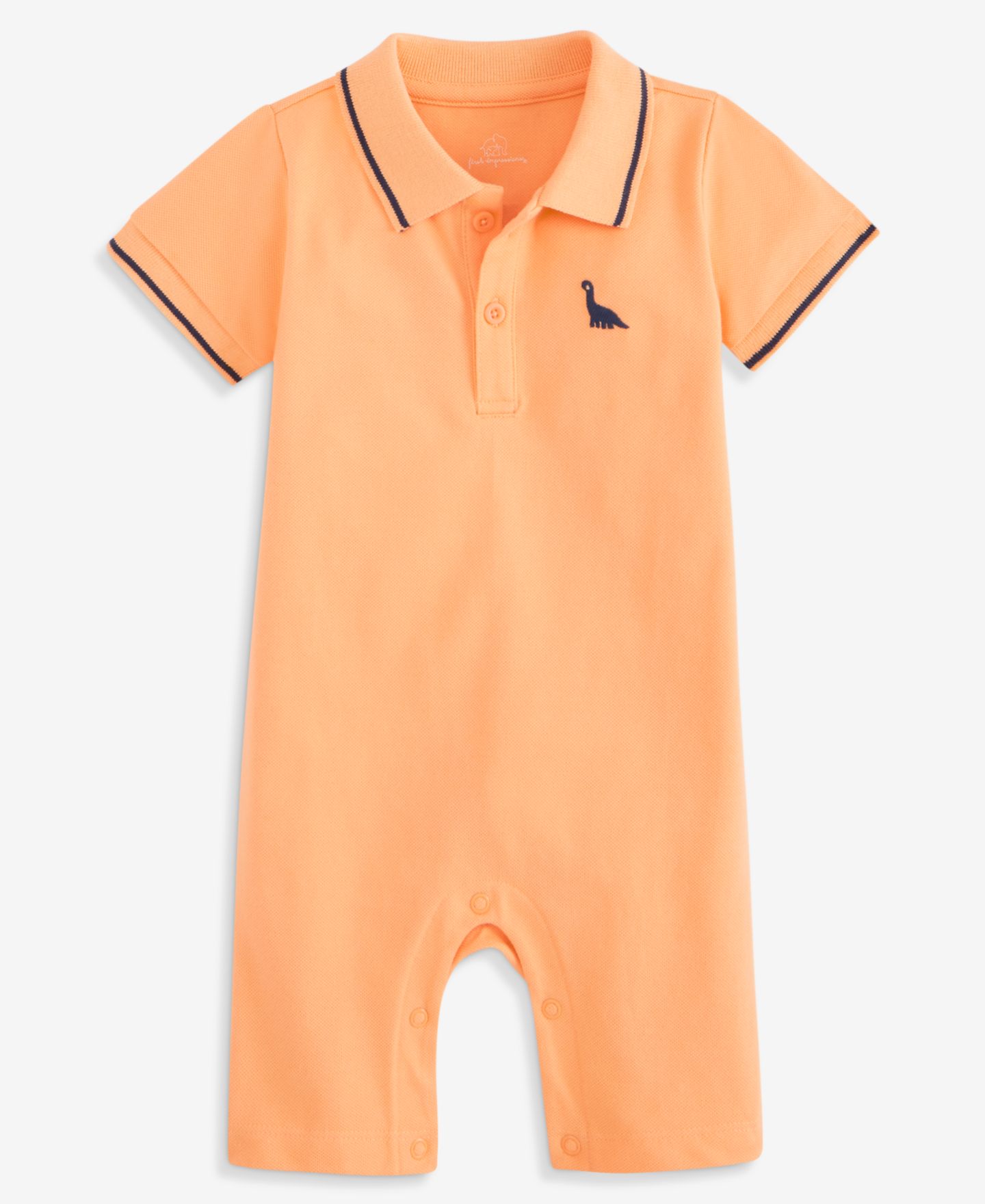 Комбинезон First Impressions Mini Dino Romper для мальчиков-малышей, цвет: Персиковый — фото 1
