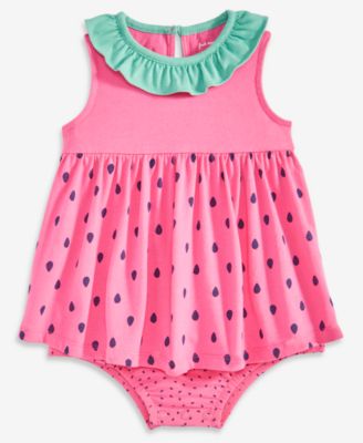 Baby Girls' Fruit Skirted Sunsuit