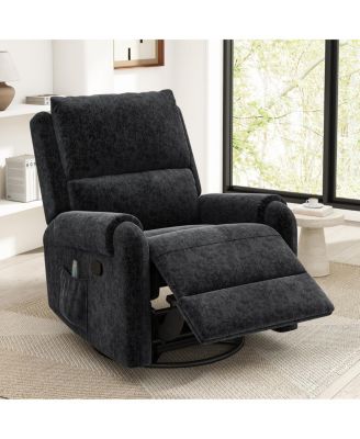 Manual Recliner Massage Chair w/ Side Storage Pocket