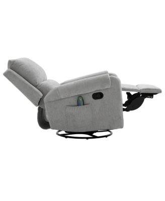Manual Recliner Massage Chair w/ Side Storage Pocket