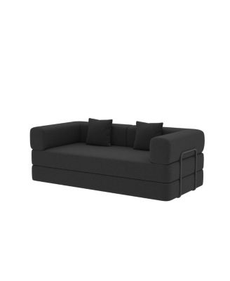 Convertible Sleeper Sofa Bed with Pillow, Corduroy Folding Mattress Couch