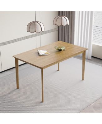  Solid wood dining table and chair set (5-piece