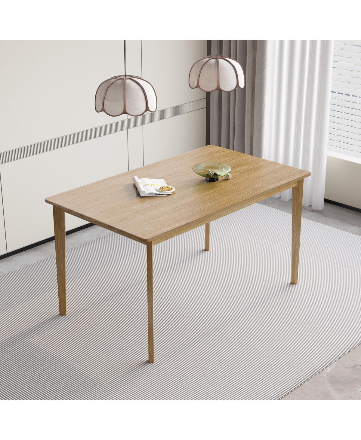 Streamdale Furniture Solid wood dining table and chair set (5-piece