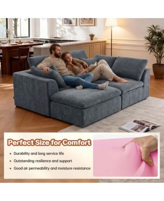 Streamdale Modern Corduroy Sectional Sofa for Living Room/Bedroom