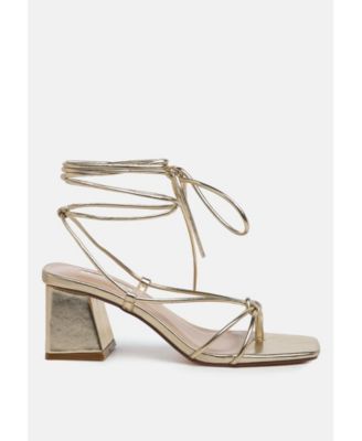 Womens Spruce Dessert Block Heel Tie UP