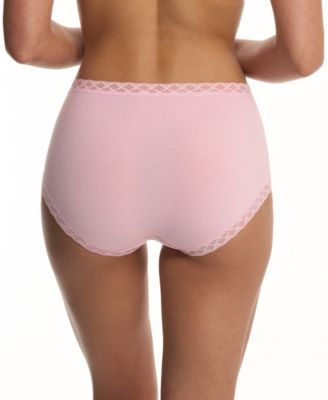 Women's Bliss Lace-Trim High Rise Cotton Brief 755058
