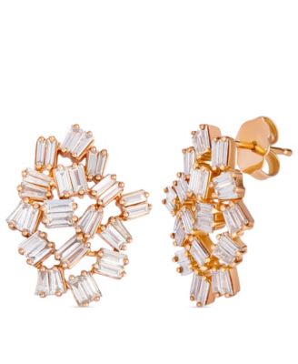 Nude Diamond (1-1/4 ct. t.w.) Earrings in 14k Strawberry Gold