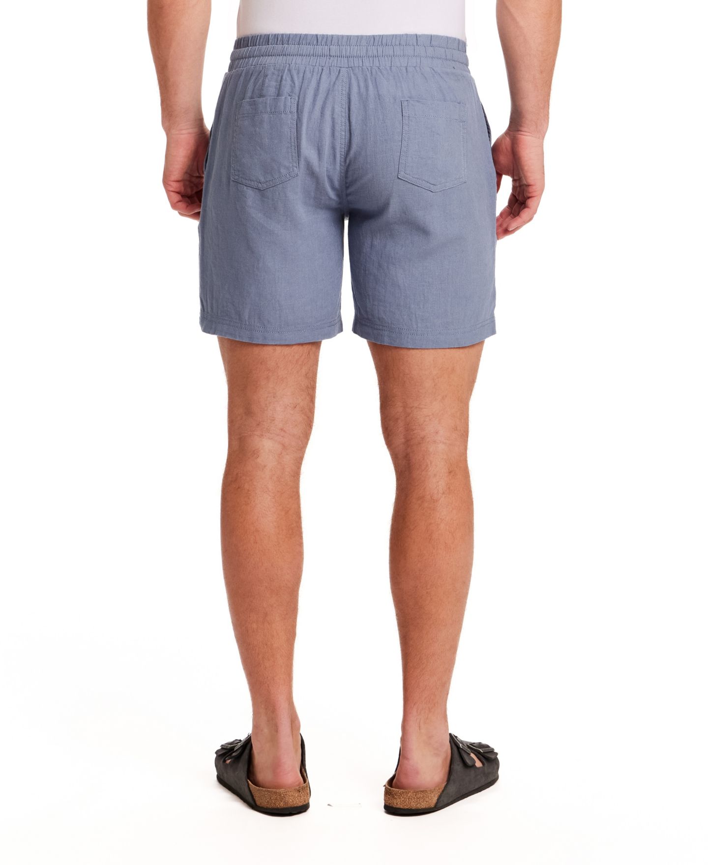 Мужские шорты Weatherproof Vintage Regular-Fit 7" Linen, цвет: Синий — фото 3