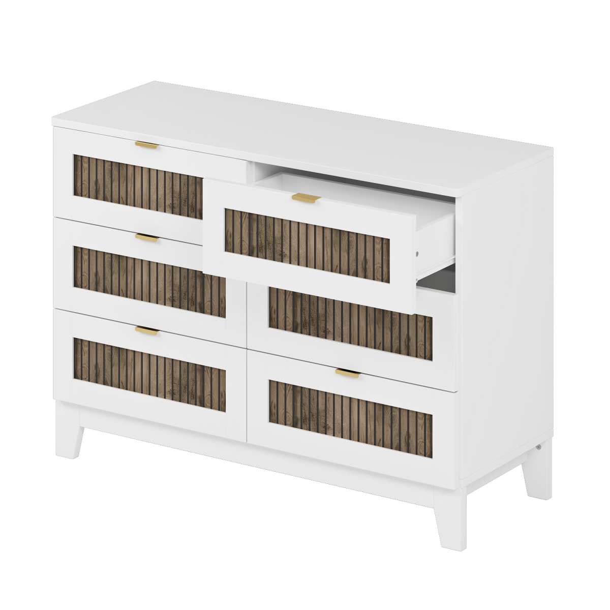 Streamdale Furniture Streamdale 4-Piece Queen Farmhouse Set with Storage Nightstand & Dresser