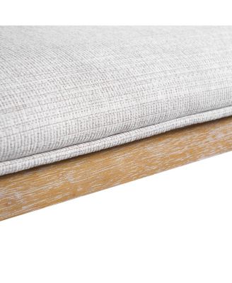 26" Counter Stools, Set of 2 Upholstered Seat, Solid Acacia Wood Frame