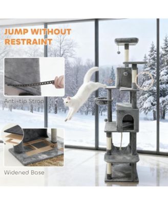 80" Tall Multi-Level Cat Tree Tower