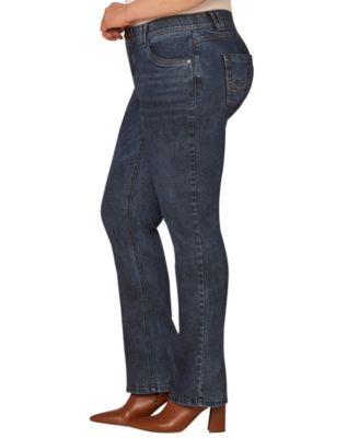 Plus Size Itty Bitty Boot Cut Jeans