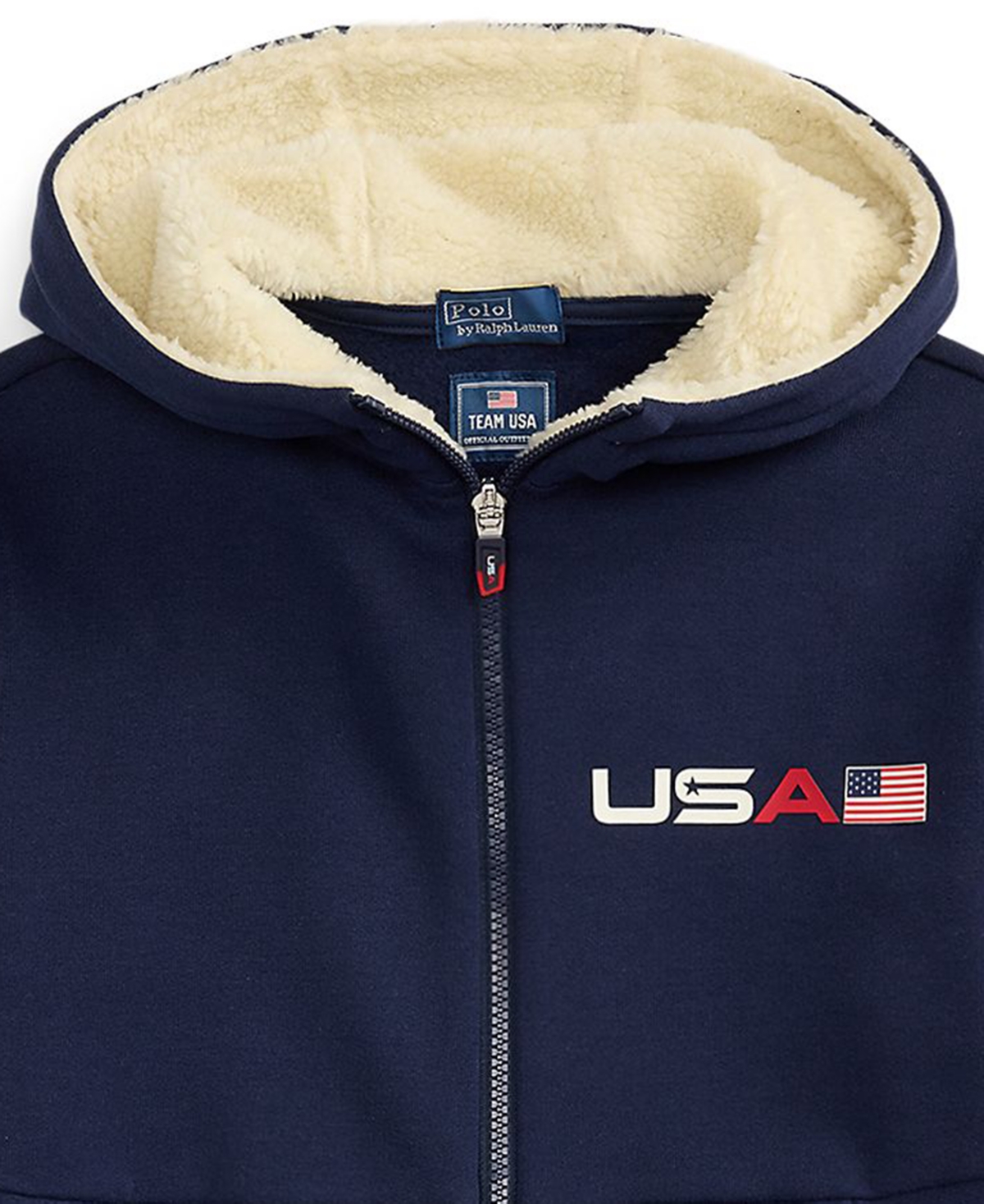 Boys 8-20 Team Usa Fleece Full-Zip Hoodie