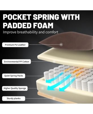 600LBS Big & Tall Office Chair, Extra Wide Seat, Adjustable Lumbar, Heavy Duty Executive Chair
