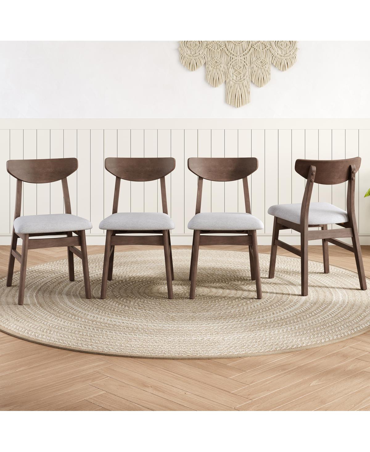 Streamdale Furniture Set of 2 Modern Scandinavian Chairs
