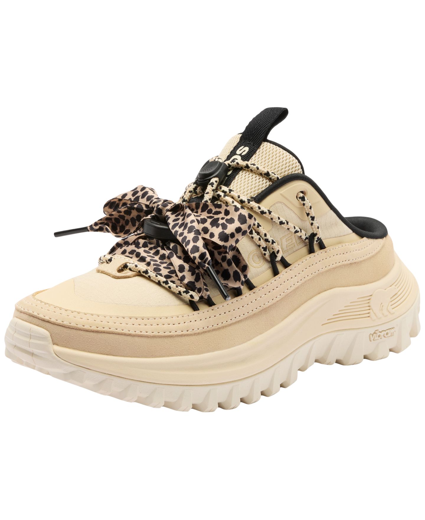 Женские кроссовки Sorel Callsign Slip-On Mule, цвет: Выбеленный / Чёрный — фото 9