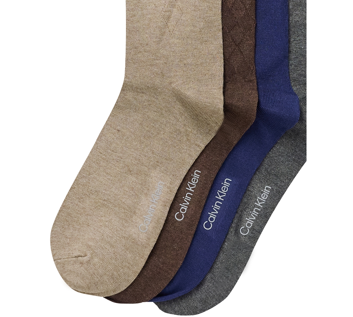 Calvin Klein Men's 4-Pk. Crew Dress Socks