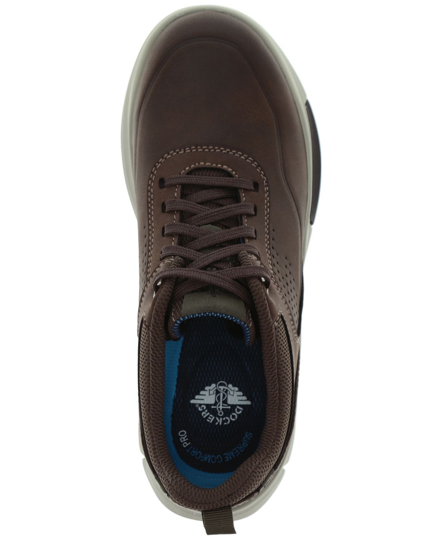 Мужские кроссовки Dockers Pivot Active Rebound Casual Lace-Up, цвет: Тёмный коричневый — фото 4