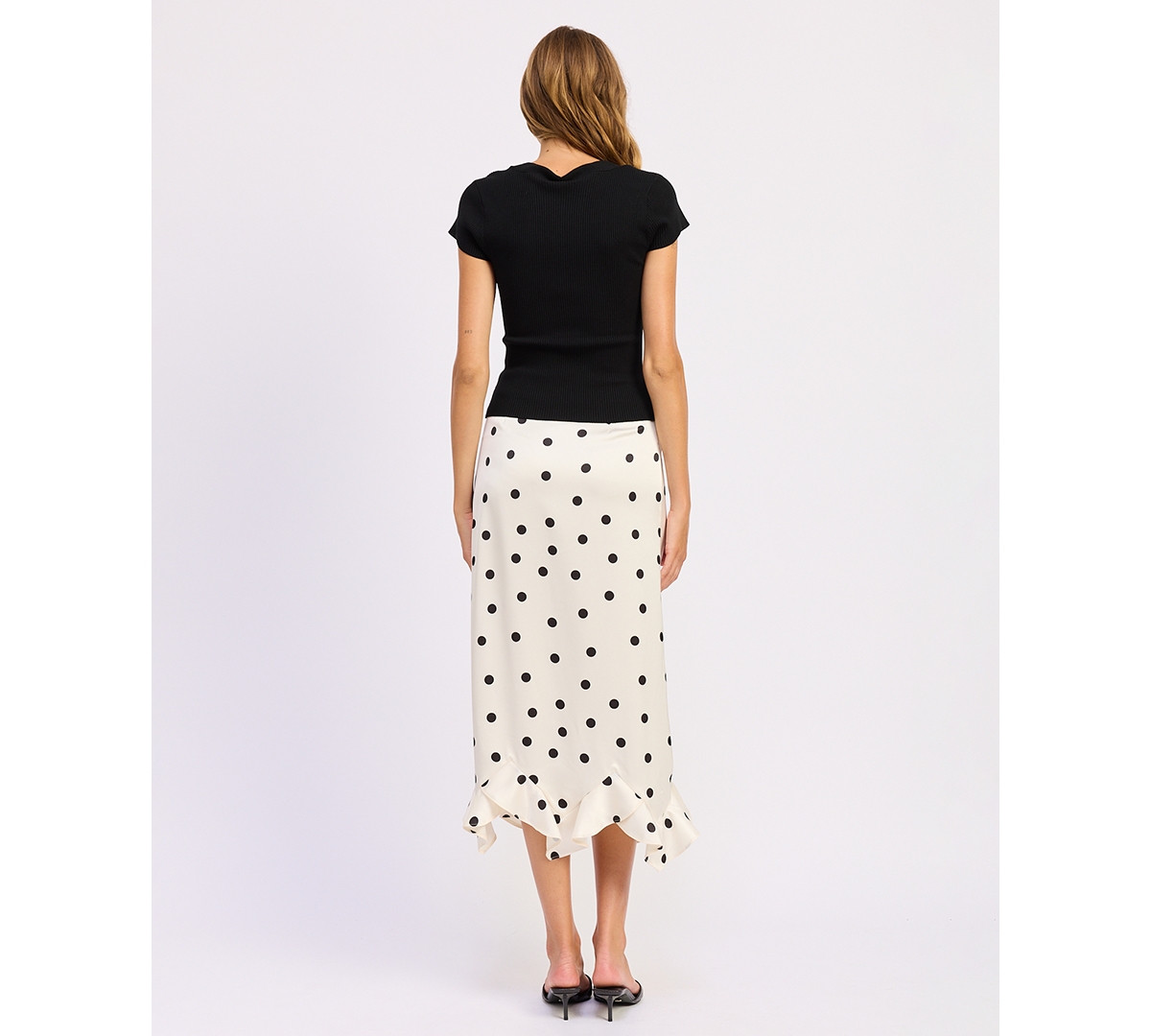 En Saison Women's Abigail Midi Slip Skirt