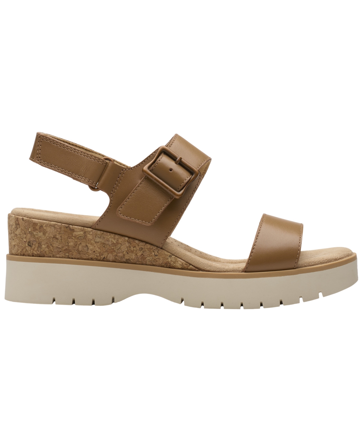 Clarks Women's Diaz Rose Wedge Round Toe Sandals