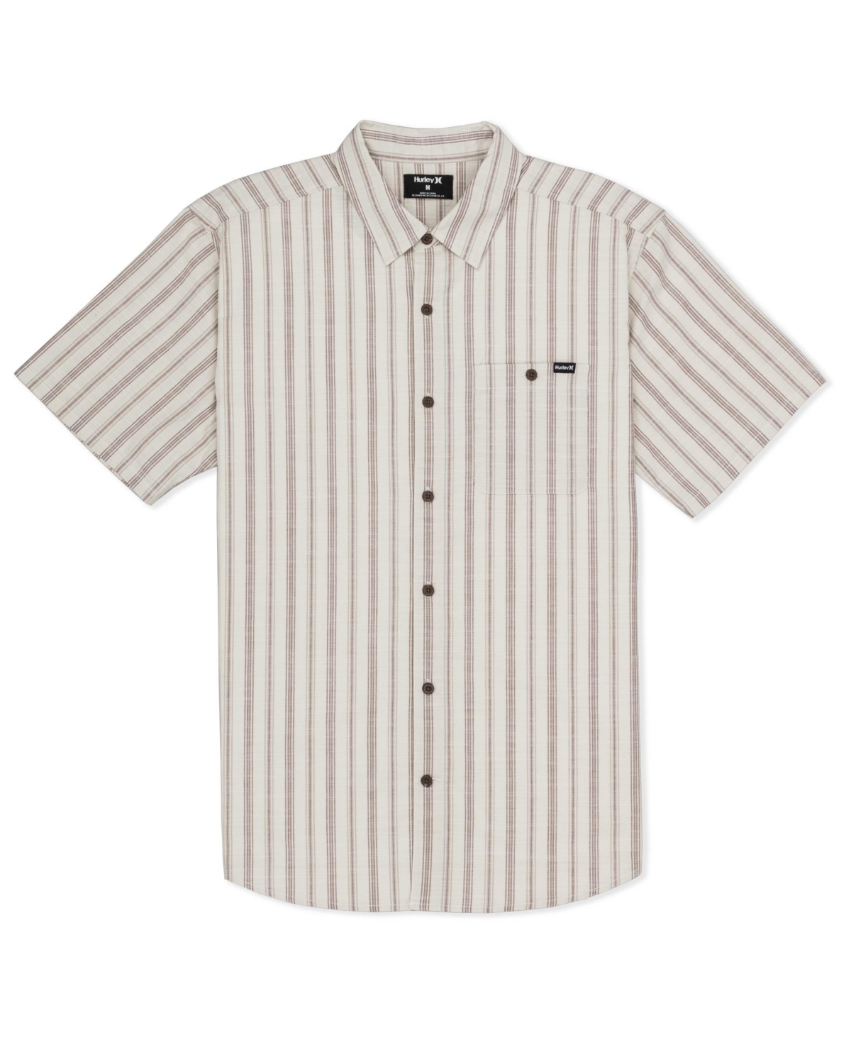 Hurley Men's Lido Stripe Short Sleeve Shirt