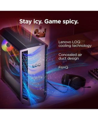 LOQ Tower Desktop AMD Ryzen 7 32GB RAM NVIDIA GeForce RTX 5060 Ti 1TB SSD Storage Windows 11 Home - Silver