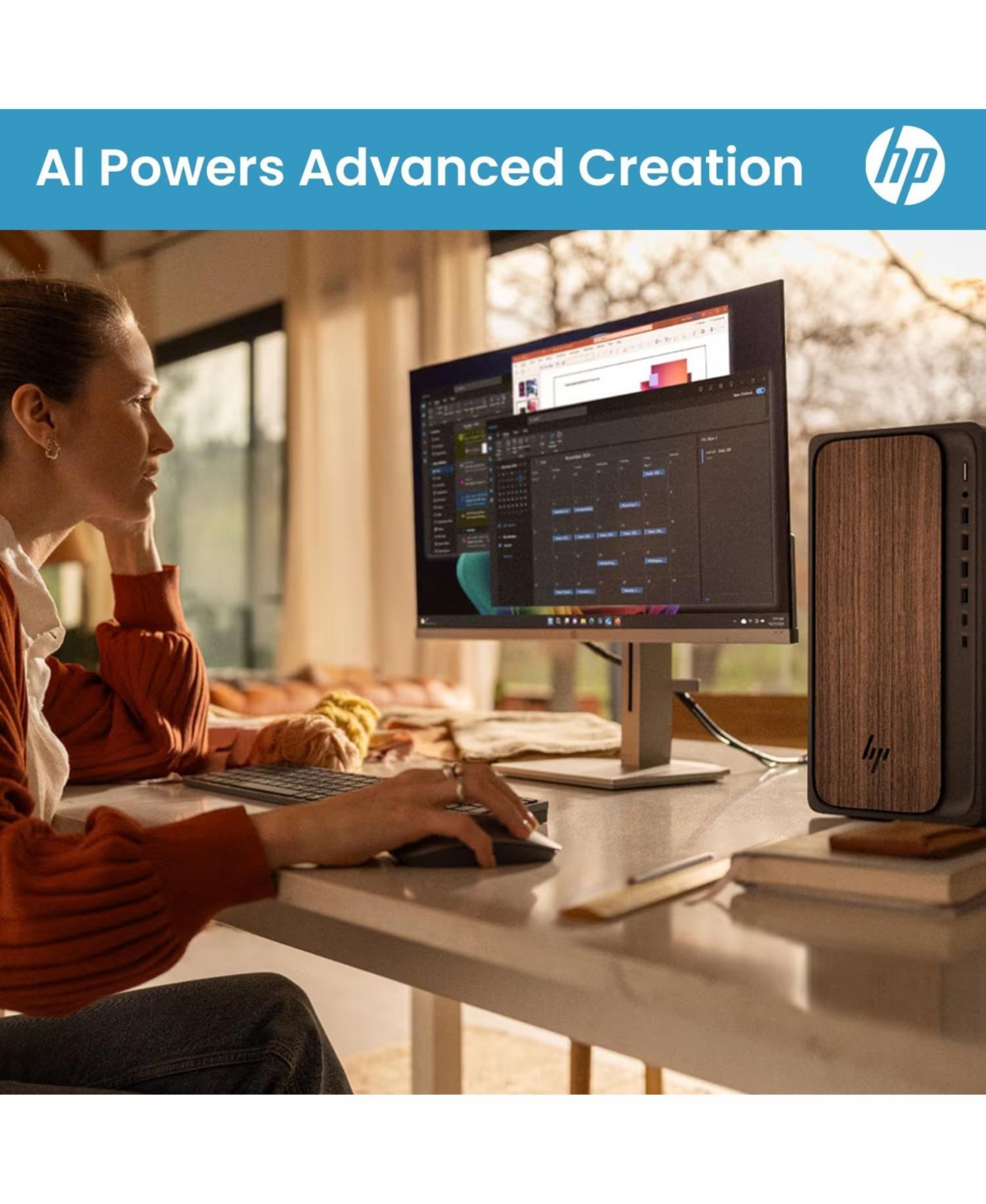 Hp OmniDesk Tower Desktop Intel Core Ultra 7 32GB Ram Intel Graphics 1TB Ssd Storage Windows 11 Home - Black