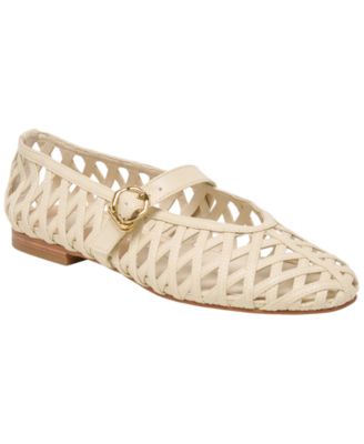 Women's Bodey Woven Round Toe Mary Jane Flats