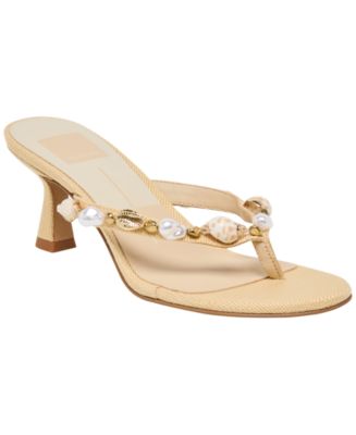 Dolce Vita Women's Daksie Shell Embellished Thong Slip-On Dress