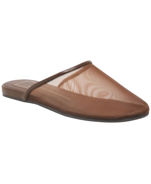 Женские сабо Dolce Vita Geni Slip-On Mule Flats, цвет: Шоколадный сетчатый