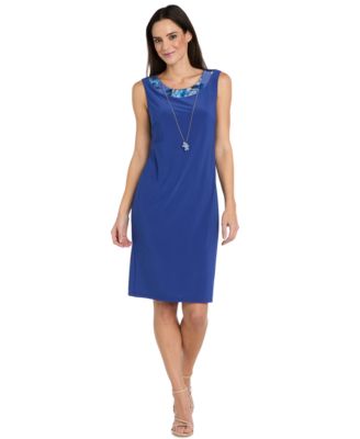 Petite Foil Jacket & Dress, 2-Piece Set