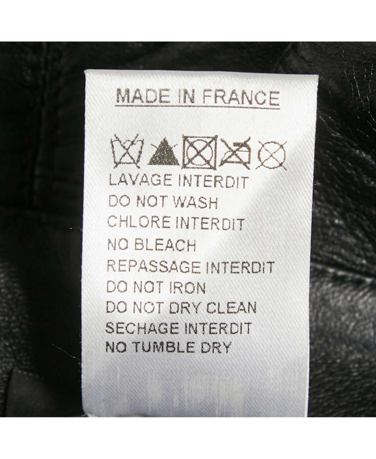 Pre-Owned Balmain Women's Black Leather Crop Top