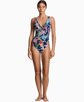 Women's Full Coverage Tank One-Piece Swimsuit