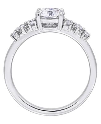 Moissanite (1 ct. t.w.) Ring in Sterling Silver