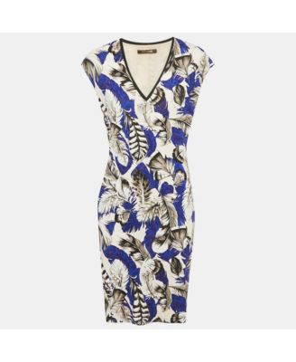 Women's Multicolor Printed Jersey Midi Dress