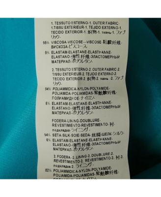 Women's Blue Tulle Ruche One-Shoulder Midi Dress