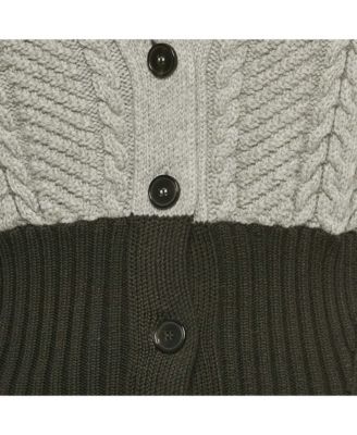 Women's Grey Cashmere Knit Mini Dress