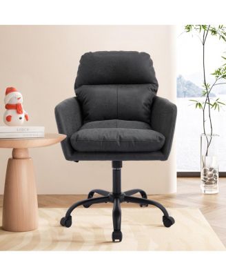 Streamdale Office chair, PU leather, adjustable height, Black