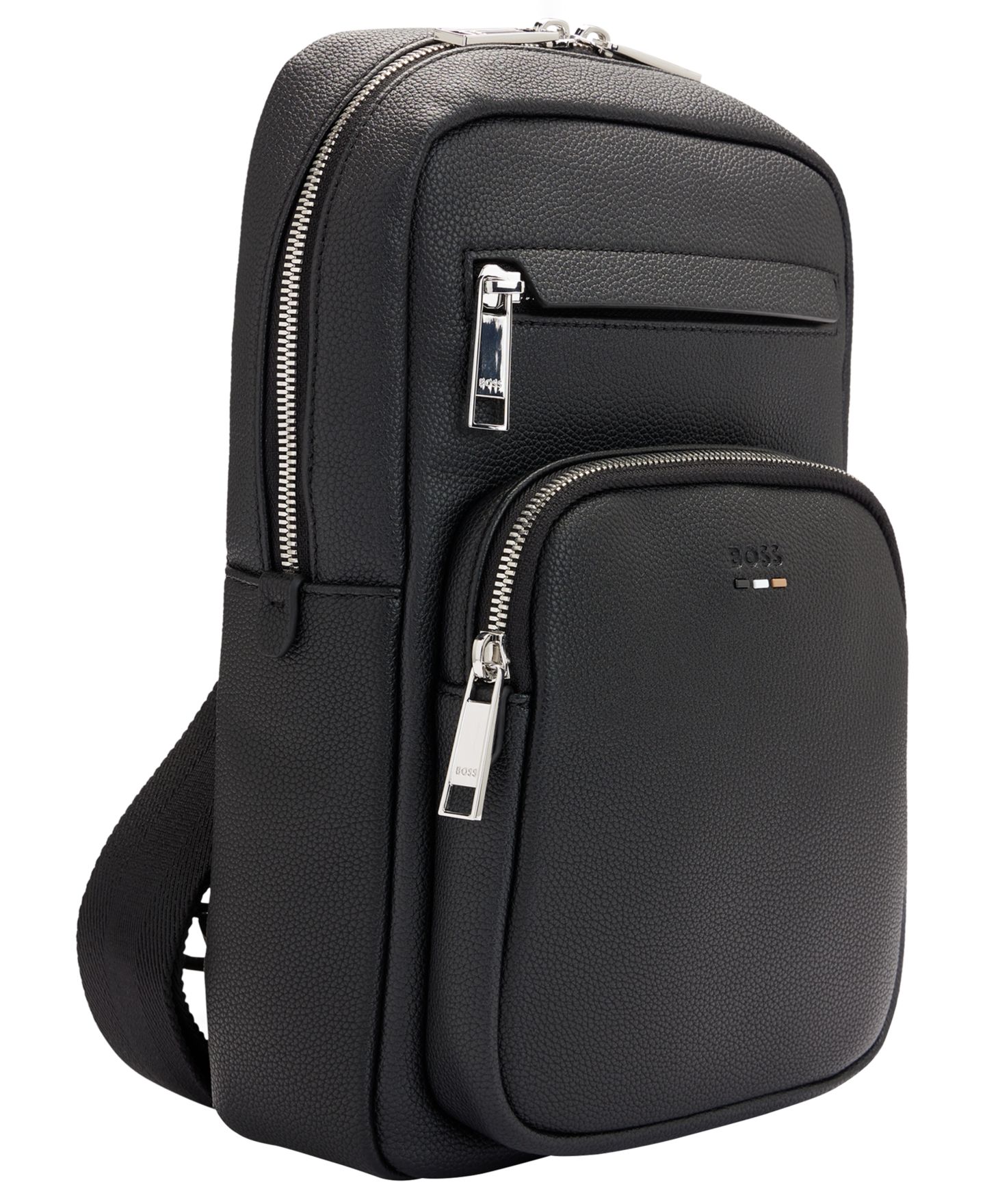 Мужская сумка Hugo Boss Ray Monostrap Hobo, цвет: Чёрный — фото 3