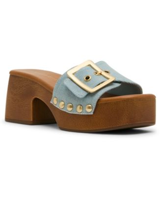 Women's Woodlandd Platform Block-Heel Sandals