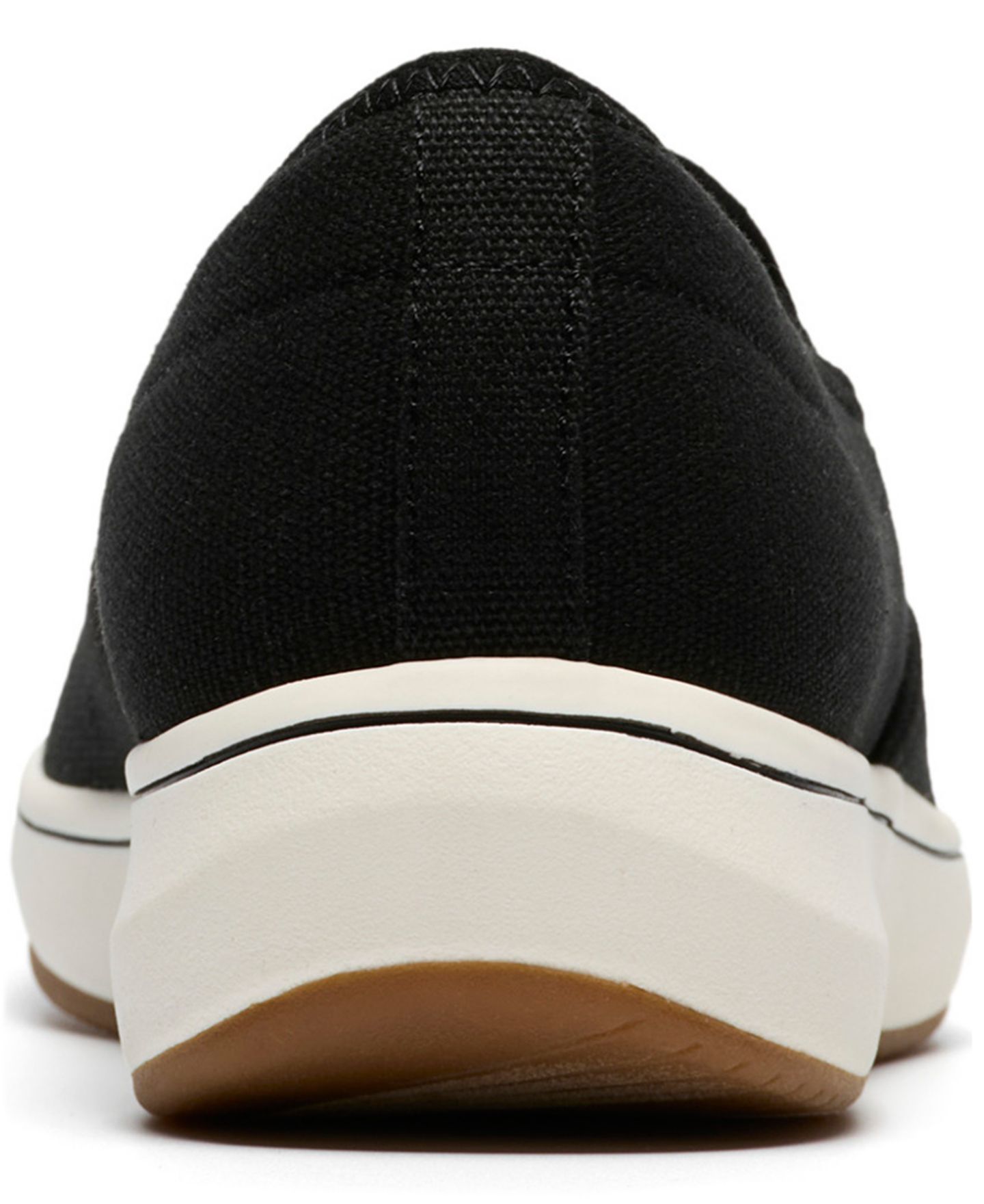 Женские туфли Clarks BreezeSky Zoe Slip-On, цвет: Чёрный холщовый — фото 3