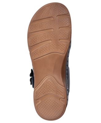Women's Cadance Double Band Rosette Comfort Sandals