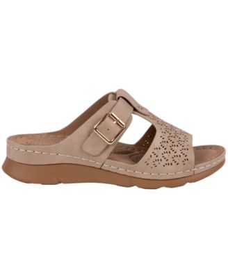 Women's Loni Embellished Comfort  Round Toe Sandals